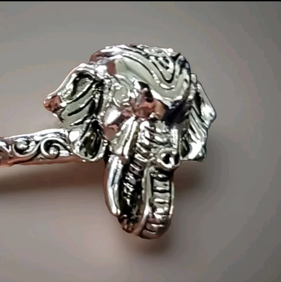 Bali Legacy Genuine Natural Diamond Ruby Elephant's Head Ring